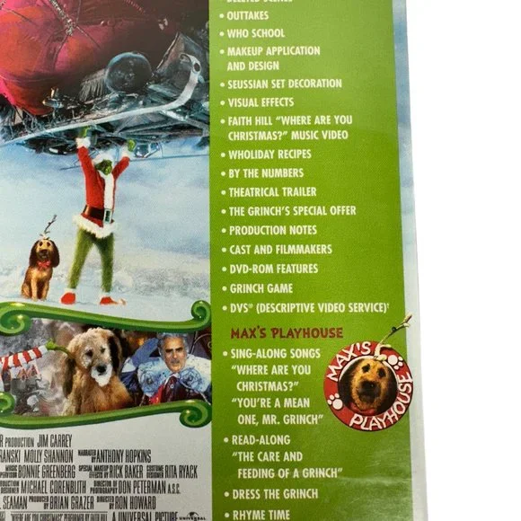 Dr. Seuss' How The Grinch Stole Christmas Collector's Edition DVD - Picture 5 of 6
